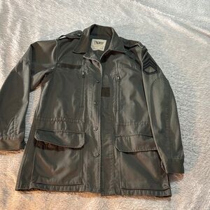 TNA Olive Green Military-Inspired Jacket
